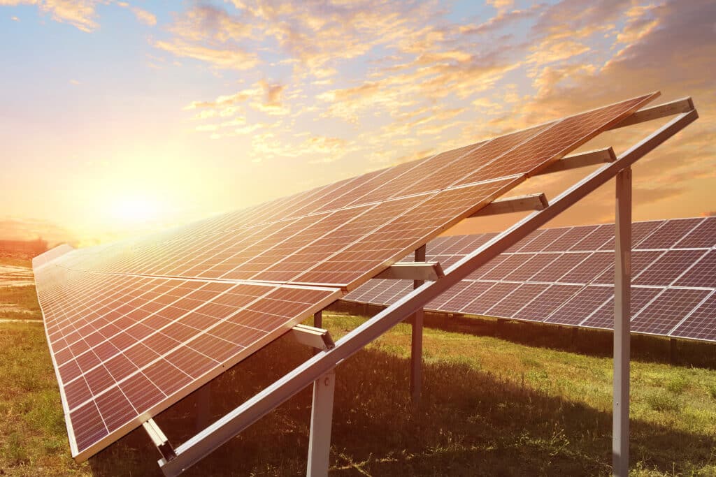 Painéis solares para energia fotovoltaica
